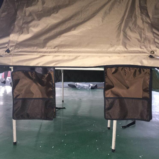 Camping Waterproof Double Ladder Family Safari Car Roof Top Tent