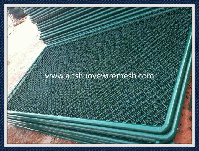 PVC Coated Woven Wire Mesh for Security Fencing