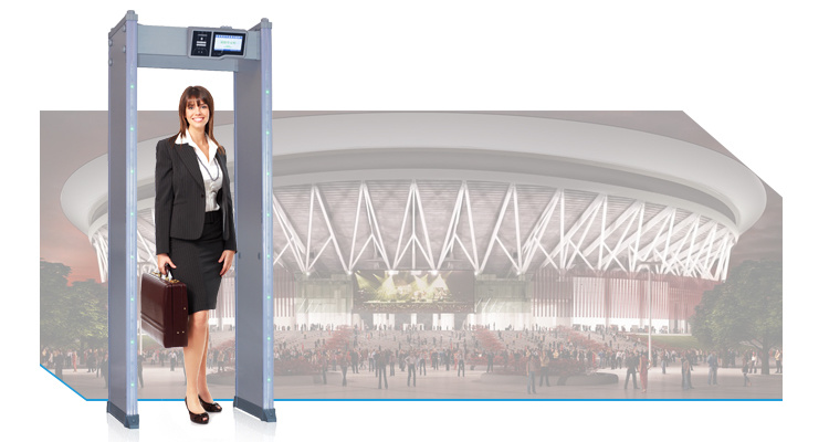 Multi-Zone Walk Through Metal Detector with Touch Screen Display