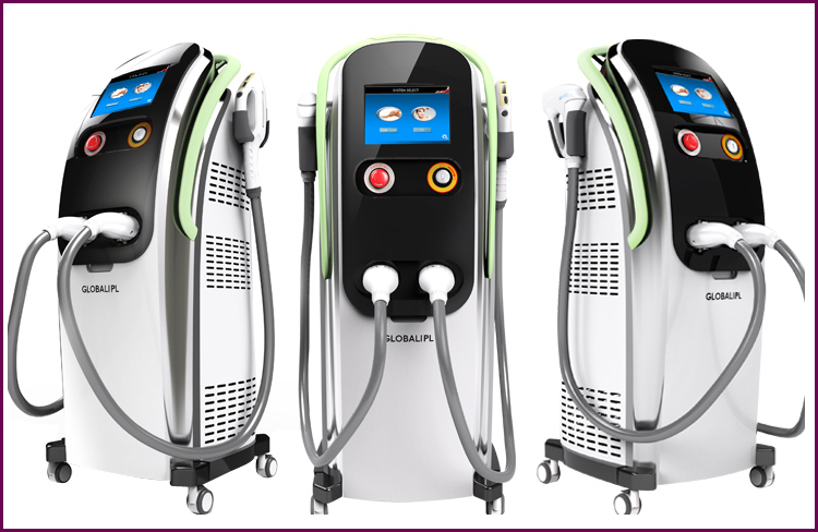 2018 Newest 2 in 1 Multifunctional Beauty Machine with IPL+Diode Laser System