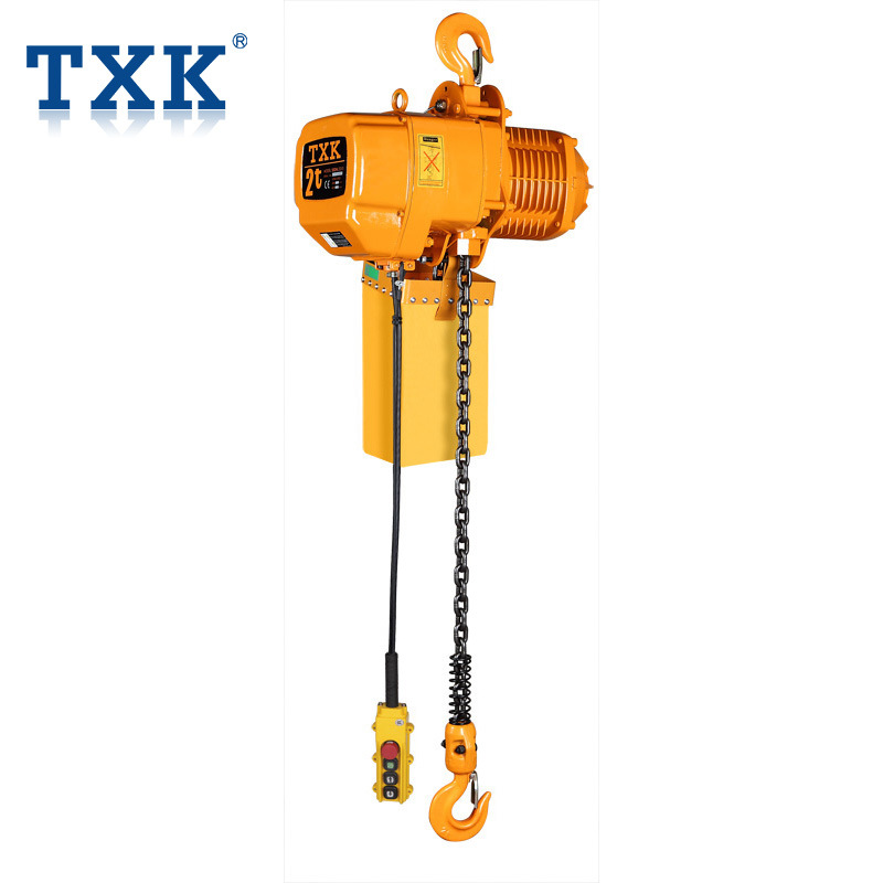 Monophase 2 Ton Electric Chain Hoisting Machine with Single Speed