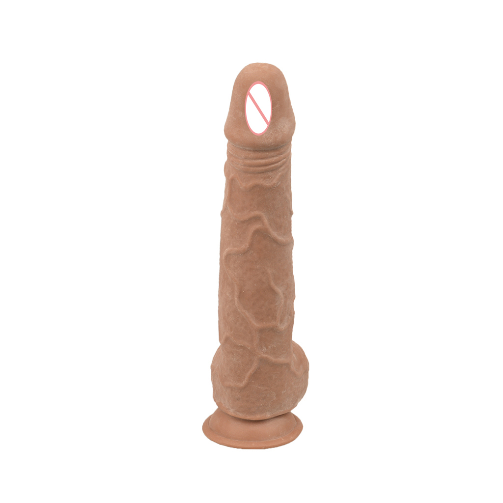 OEM/ODM TPE Dildos with Handle Crystal Sex Penis Sex Toys for Women Anal Butt Plug Sex Toys Tdk-47501c