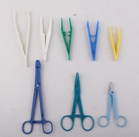 Disposable Medical Product Medical Tweezers Medical Curved Scissors