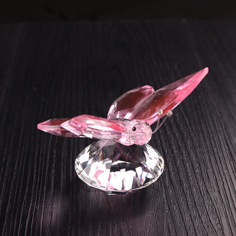 Wholesale Wedding Favor Crystal Butterfly Figurine for Decoration (KS28020)