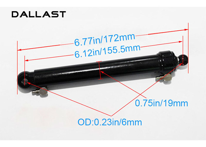 Telescopic Small Hydraulic Cylinders Single Acting for Dump Truck