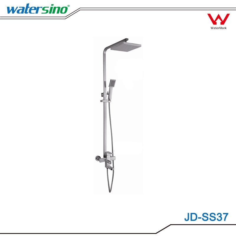 Bathroom Sanitary Ware Chrome Brass 3 Functions Shower Set