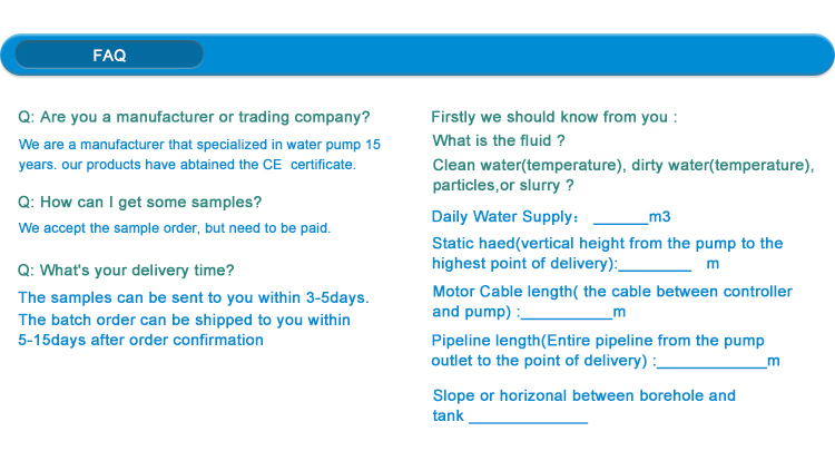 Cheers 3 Years Warranty Screw Pump Submersibile Solar Water Pump Price