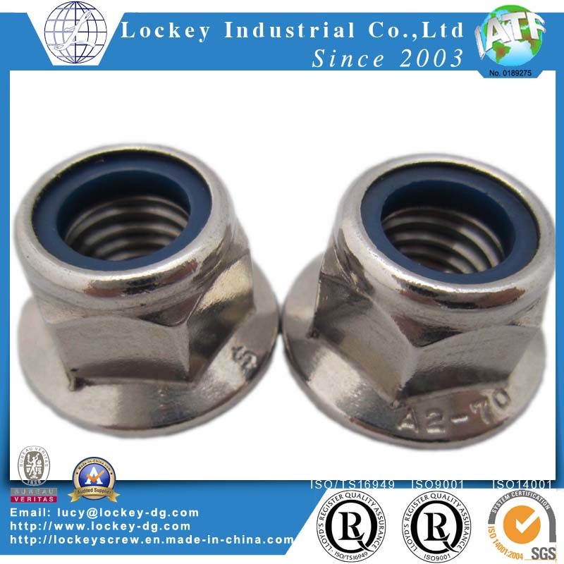 Stainless Steel 304 Self-Locking Nut Nylon Nut