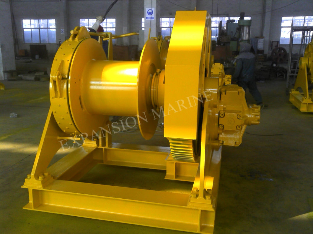 Marine Hydraulic Single Drum Mooring Winch