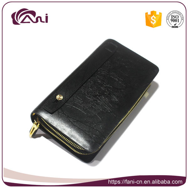 Fani Mens Long Money Wallet, Genuine Leather Custom Wallet Maker