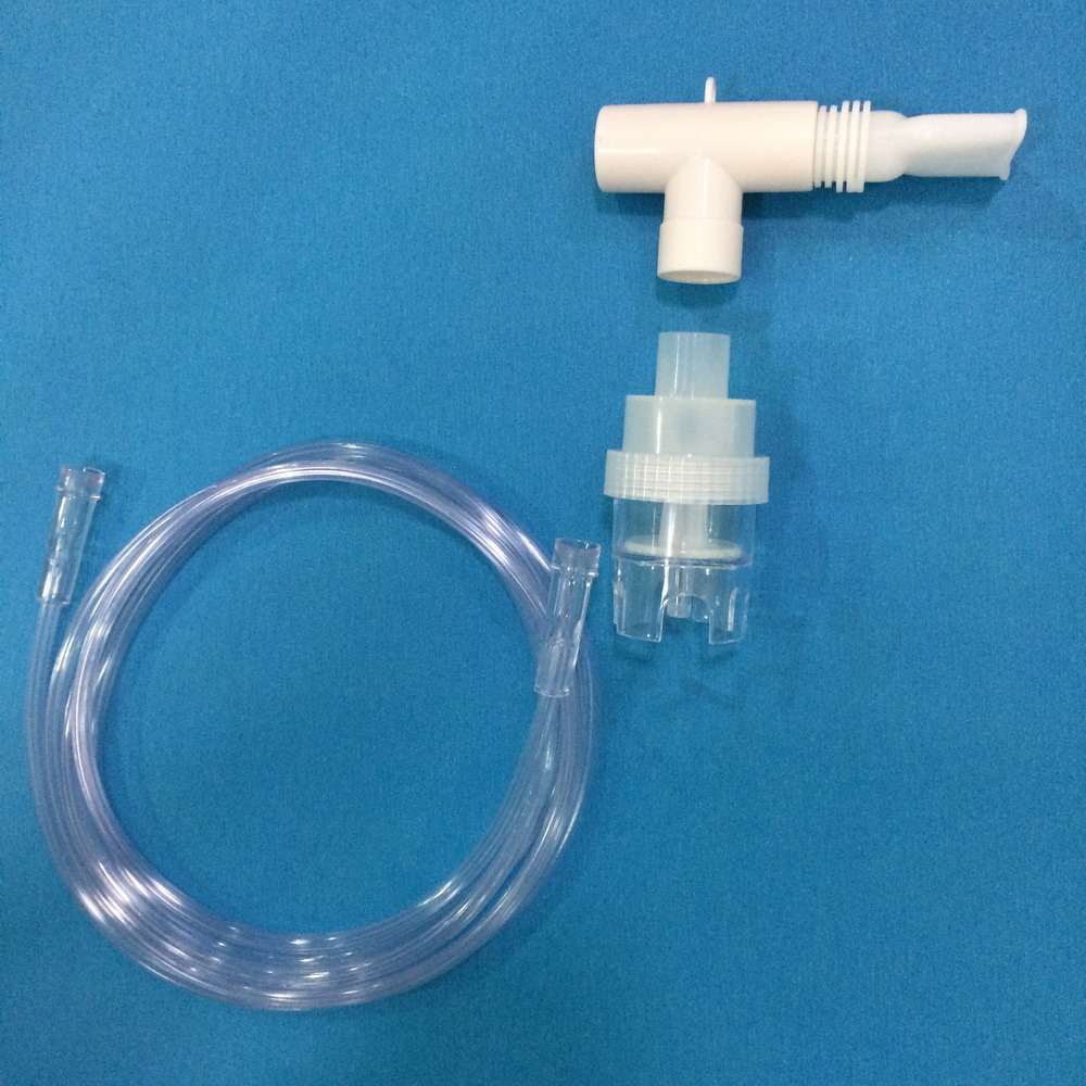 Medical Oxygen Nebulizer Kit with Mouthpiece (Transparent)