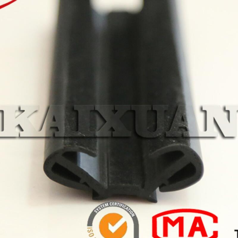 Auto Door Edge Flocked Weather Rubber Seal Strip