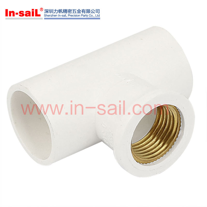 90 Elbow PVC Pipe & Fittings with Brass Inner Thread