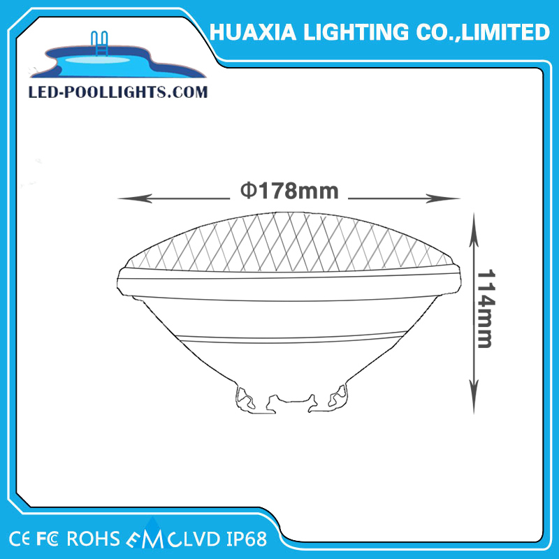 12V 300W Underwater Light LED PAR56 Swimming Pool Light