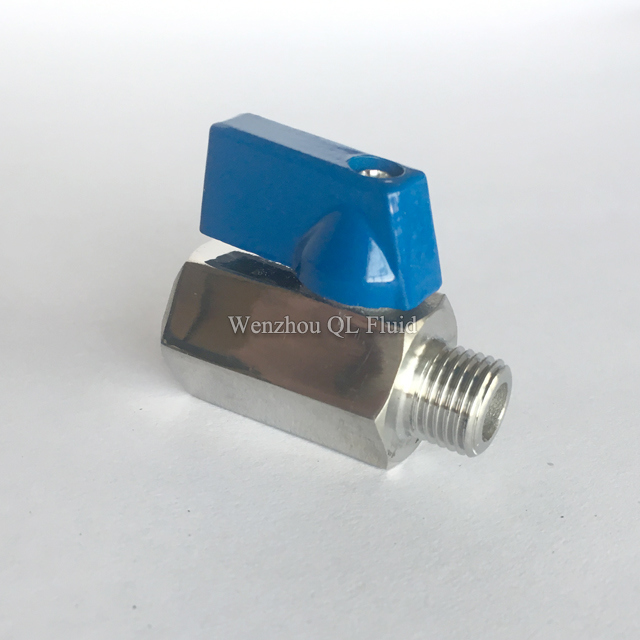 Sanitary Stainless Steel Female and Male Mini Ball Valve