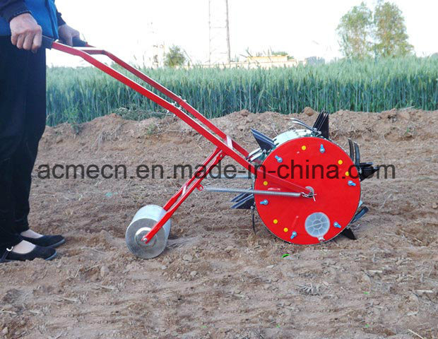 Manual Bean Seeding Machine with Press Wheel Maize Planter