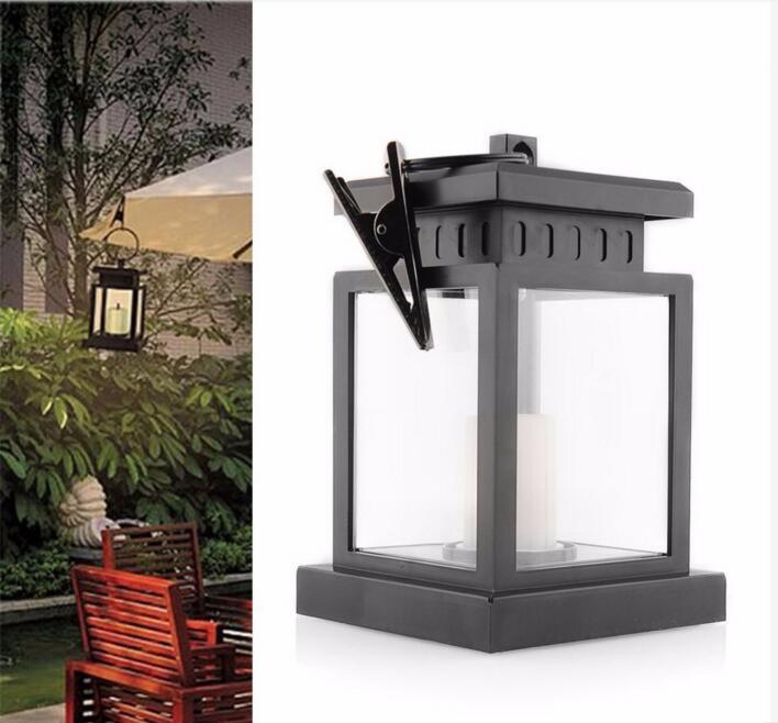 LED Garden Light Solar Umbrella Lantern Lamp