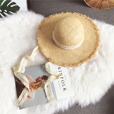 Wholesale Custom Paper Fedora Straw Hat Beach Women