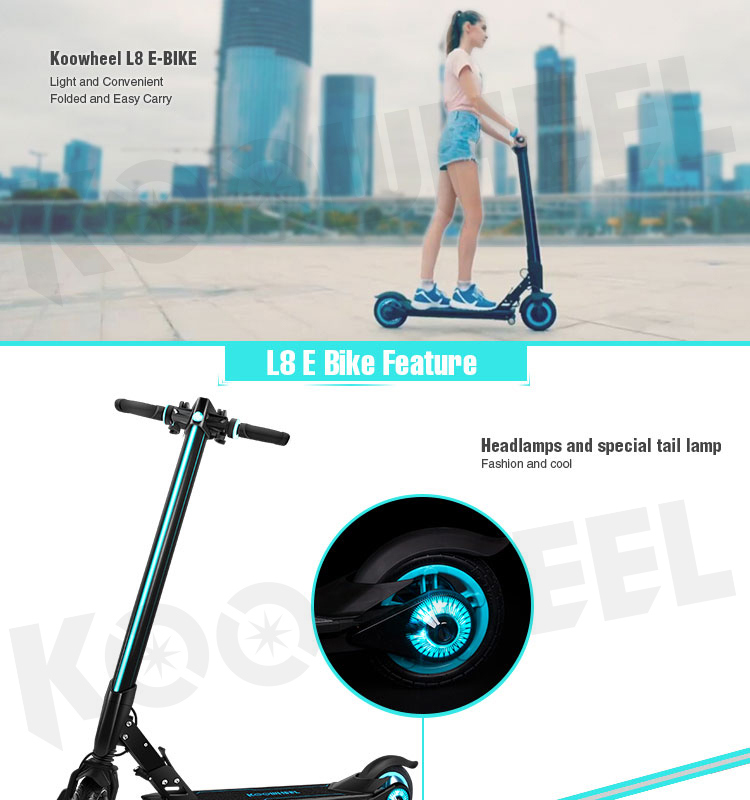 Popular in USA and EU Self Balance Scooter 2wheel Electrical Scooter Tire Size 8 Inch
