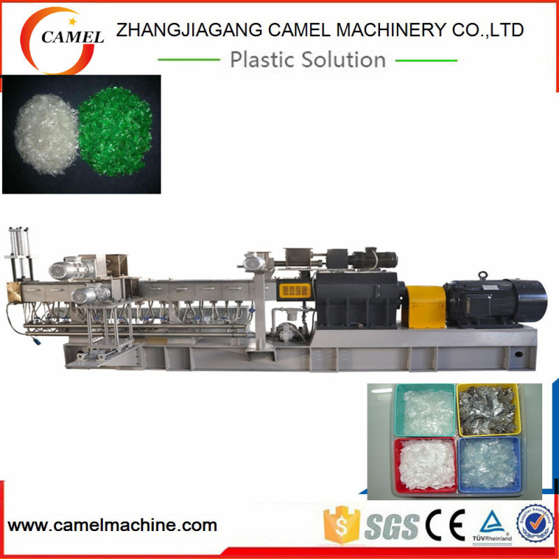 Plastic Recycling Granulator Machine of Pet Bottle Flakes