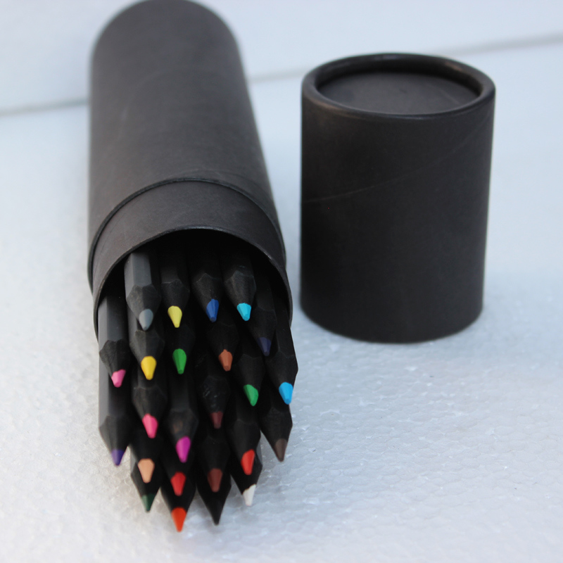 Blackwood Color Pencils Stationery, 12 Colored Pencils in Paper Tube