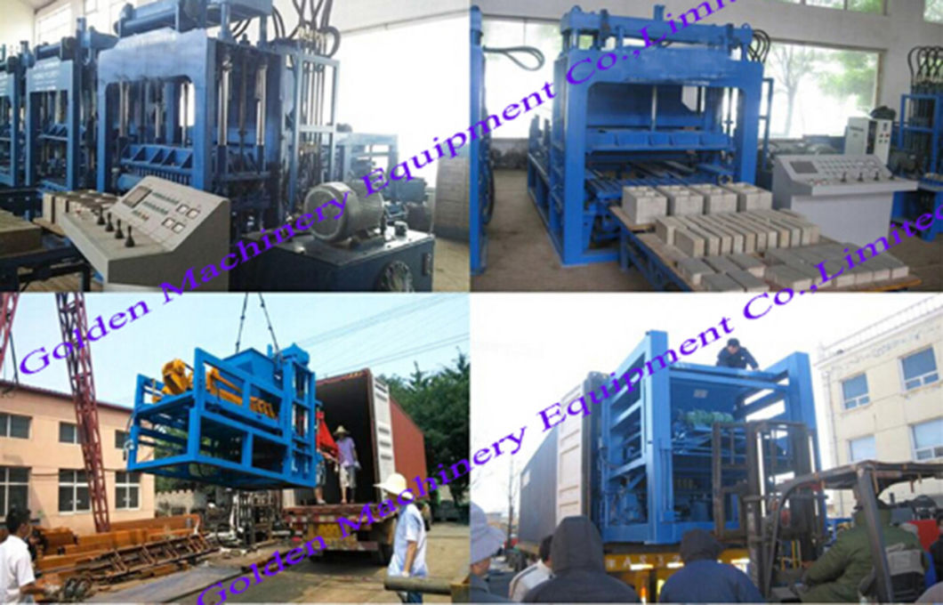 Qt6-15 Cement Brick Block Making Fly Ash Interlock Laying Machine