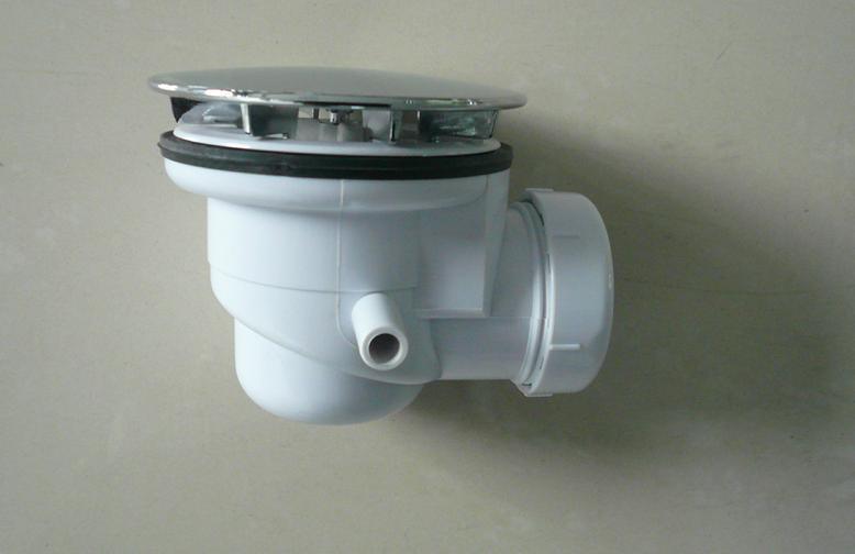 Shower Plate Waste Valve, Shower Drainer with Steamhole