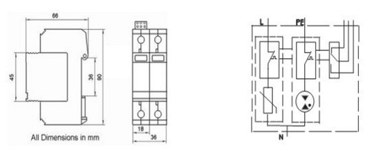 power surge protection device