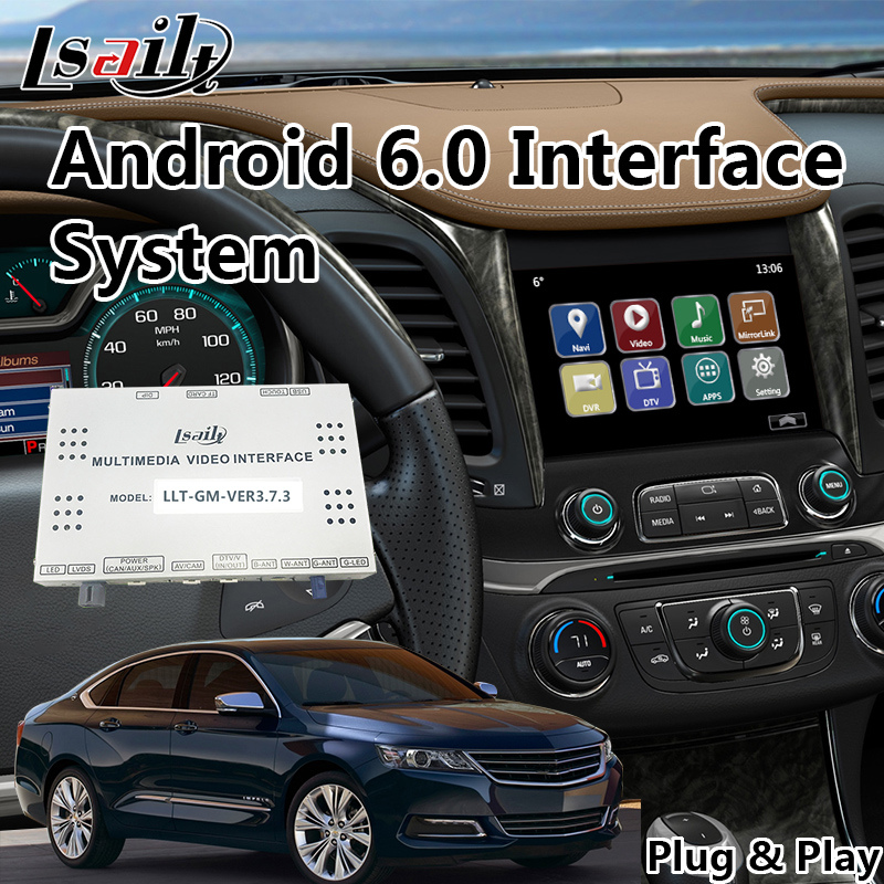 Car Video Interface for Chevrolet Impala / Suburban Mylink System Youtube Mirrorlink GPS Navigation