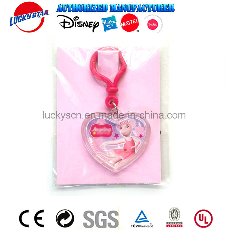 Keychain with Transaparent Heart Shape Craft for Concert