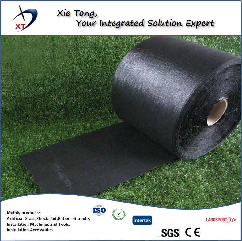 Black Color PP Cloth Material Seaming Tape for Landscape Artificial Grass