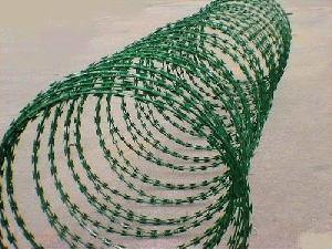 PVC Coated Razor Barbed Wire