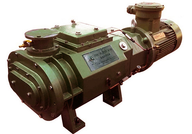 Horizontal Oil Free Dry Screw Industrial Water Cooling Vacuum Pump (DSHS-50)