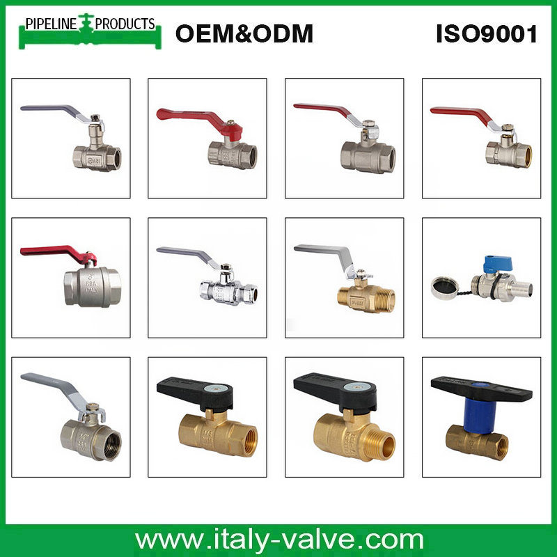 Hot Selling Brass Forged Female Ball Valve with Iron Handle (AV1001)