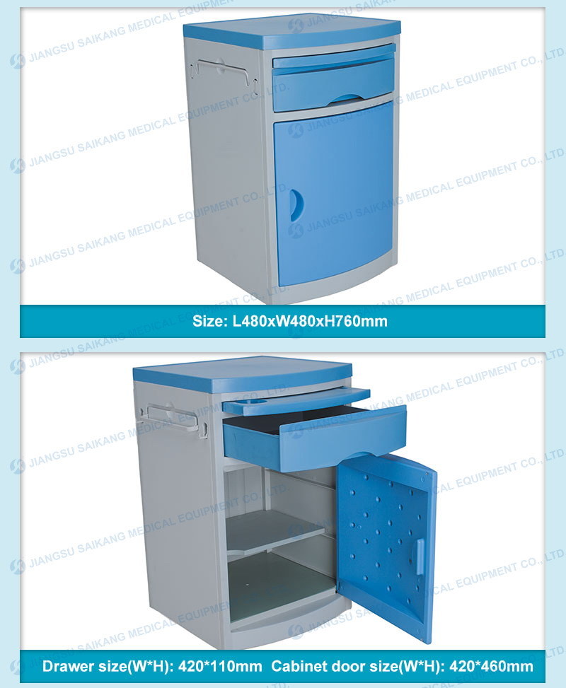 FDA Certification Beautiful ABS Plastic Bedside Cabinets