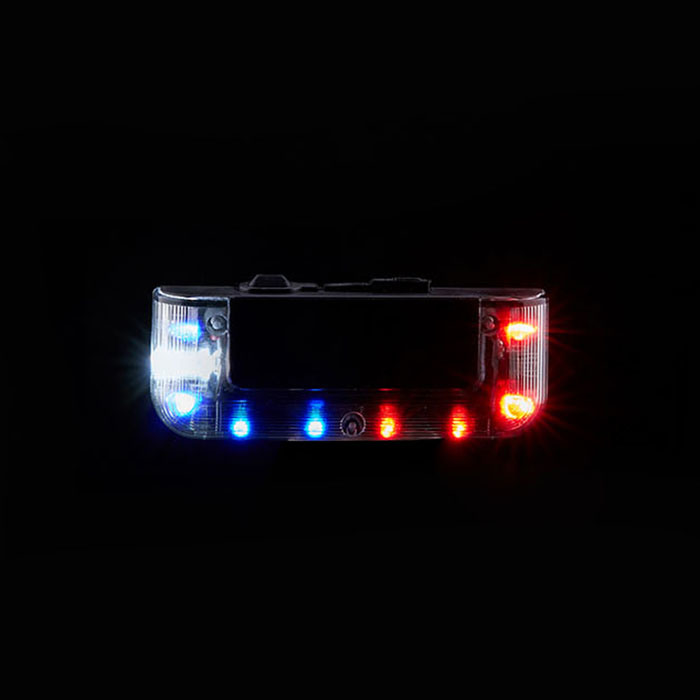 Police LED Shoulder Warning Signal Light Personal Body Light