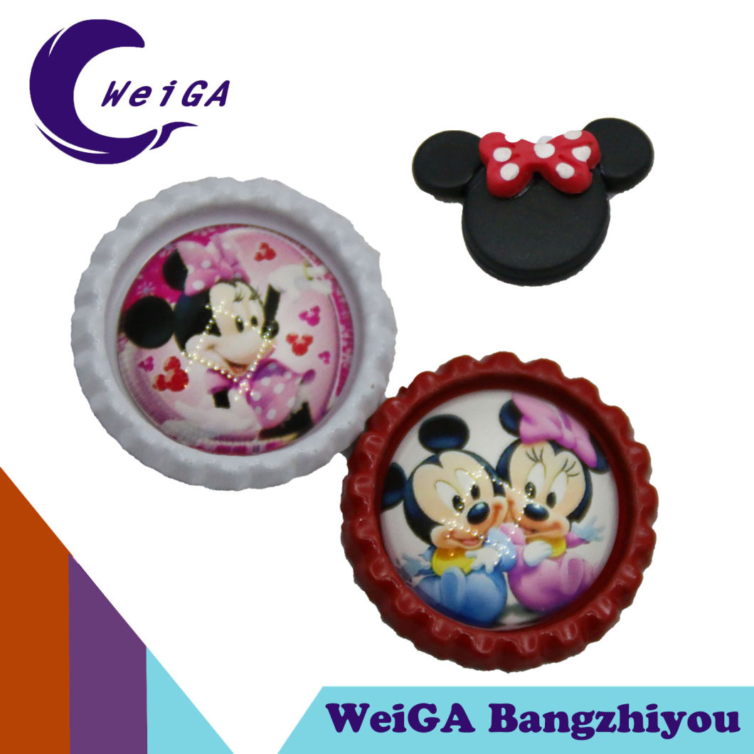 Plastic Jewelry Accessory of Mickey Mouse Head