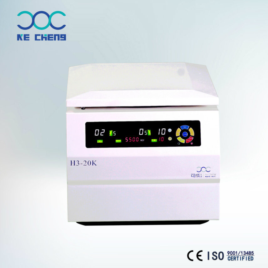 H3-20K Hot Sale Lab High Speed Centrifuge PCR Table Centrifuge 50ml Sharp Bottom Tube