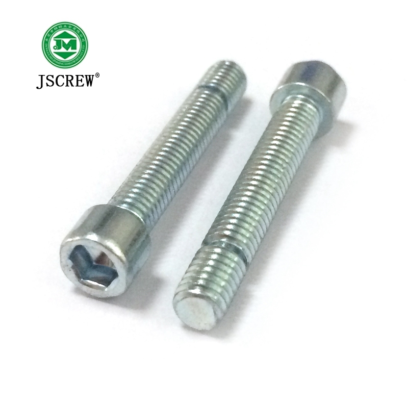 M5 Zinc Plated Hex Socket Cap Head Bamboo Machine Thread Screw