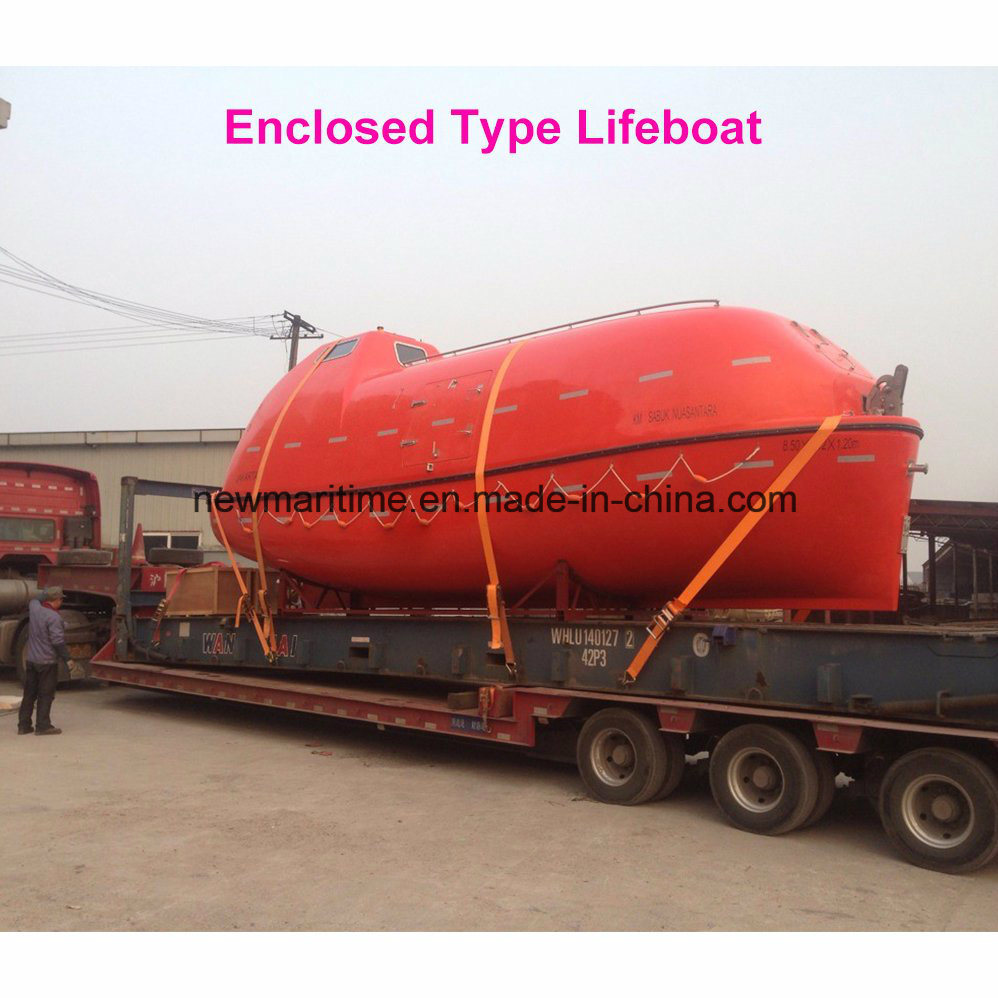 7 Meters FRP Marine Fireproof Lifeboat for Sale