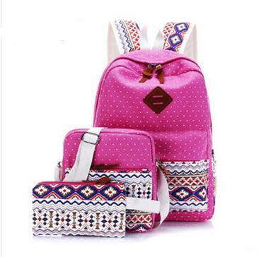 Wholesale Canvas Fashion Bag Shopping Shoulder Backpack School Bag (XB1146)