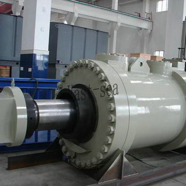 Non-Standard Big Single Acting Front Flange Type Hydraulic Cylinder