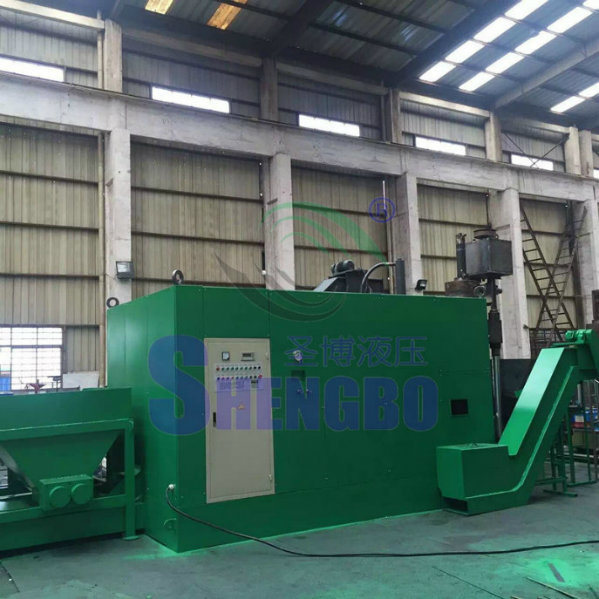 Horizontal Automatic Briquetting Machine for Copper Turning
