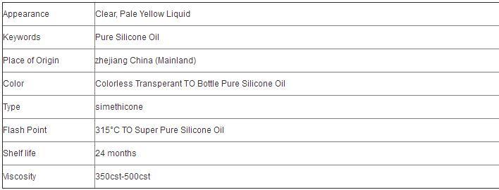 High Quality Density Antifoam Methyl Silicone Oil
