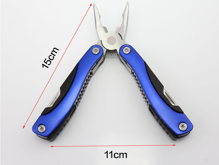 Stainless Steel Hand Tools Multi-Function Folding Pliers with Knife