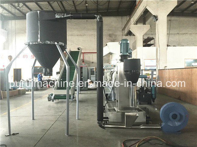 Plastic Recycling System for Post Consumer material with Double Disc Technology