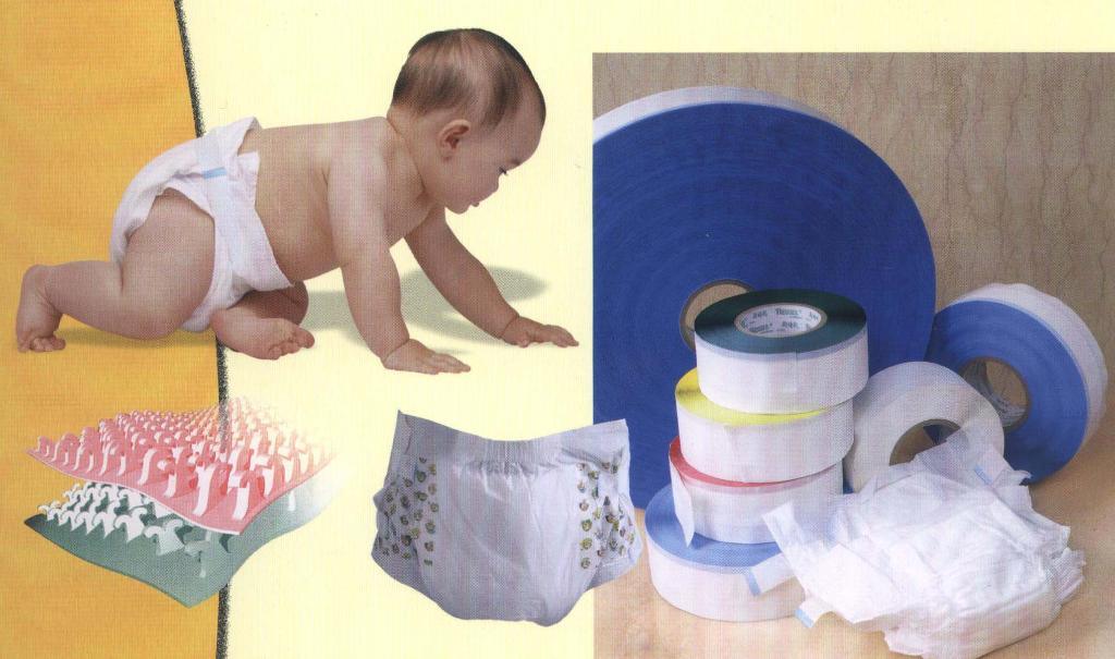 Adhesive PP Closure Tapes Adult Diaper with SGS (GH-026)
