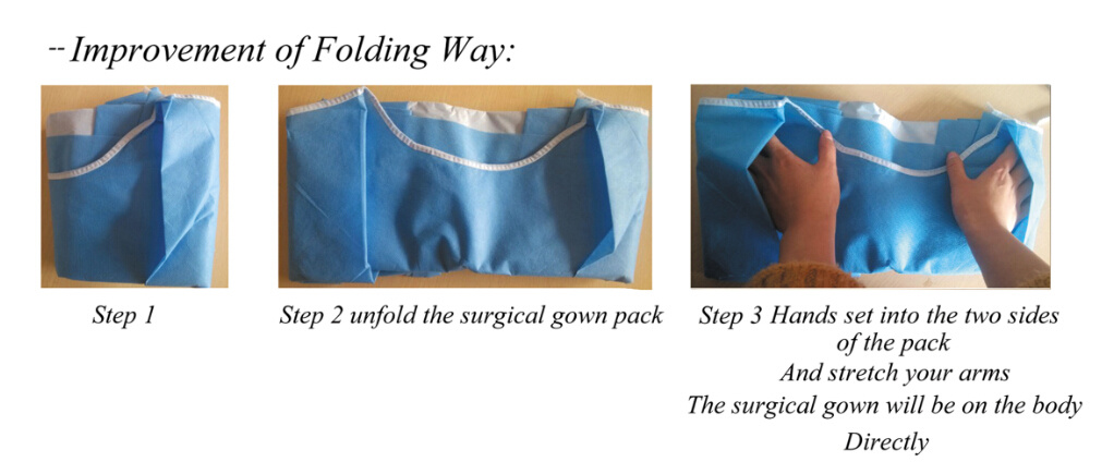 High Risk Reinforced Surgical Gown by Eo Sterilized