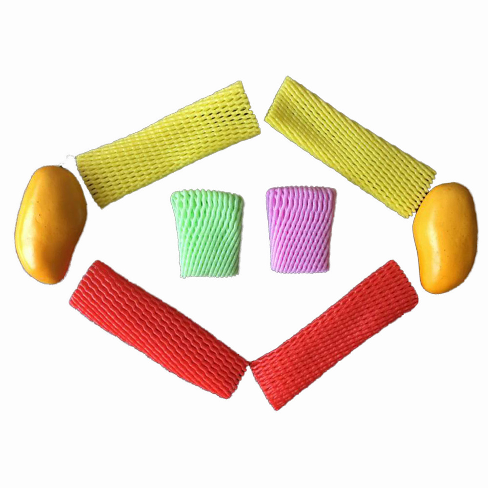 Nice Price 22X7cm Different Colors Papaya Fruit Packing Foam Sleeve Net