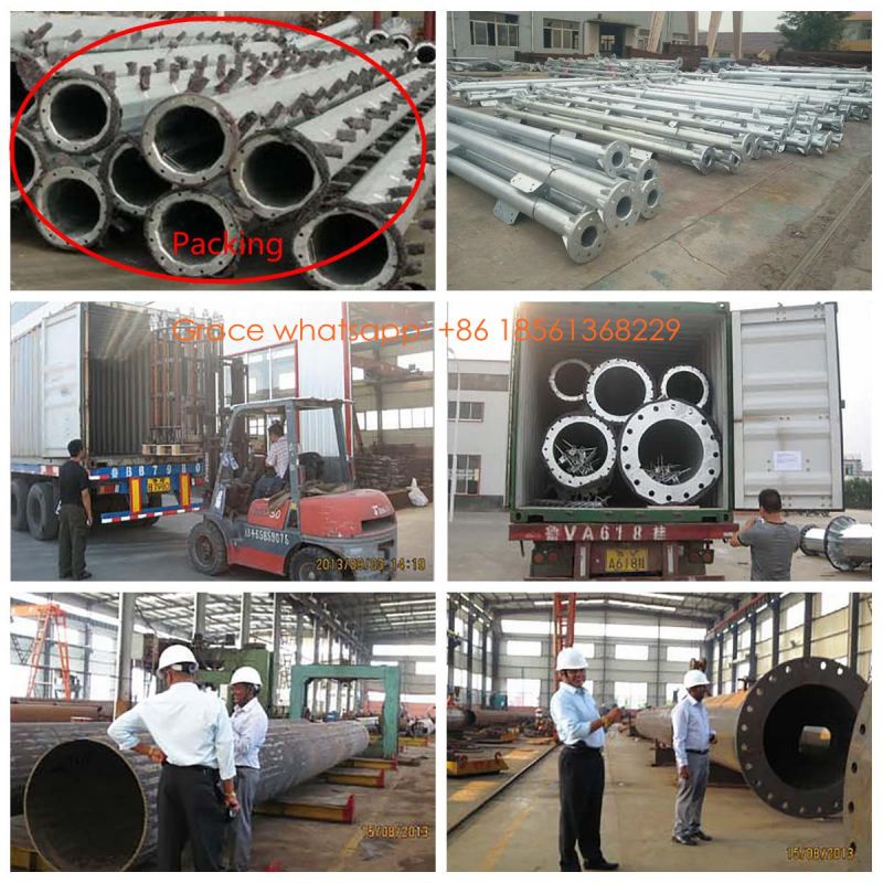 ISO9001 Certified Power Transmission Tubular Steel Tower From Factory